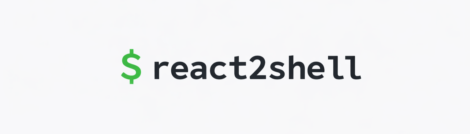 React2Shell PoC Screenshot